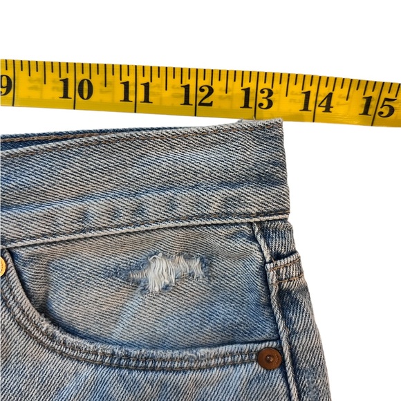 Blanknyc Distressed Denim Jean Shorts Size 24 - Picture 7 of 10